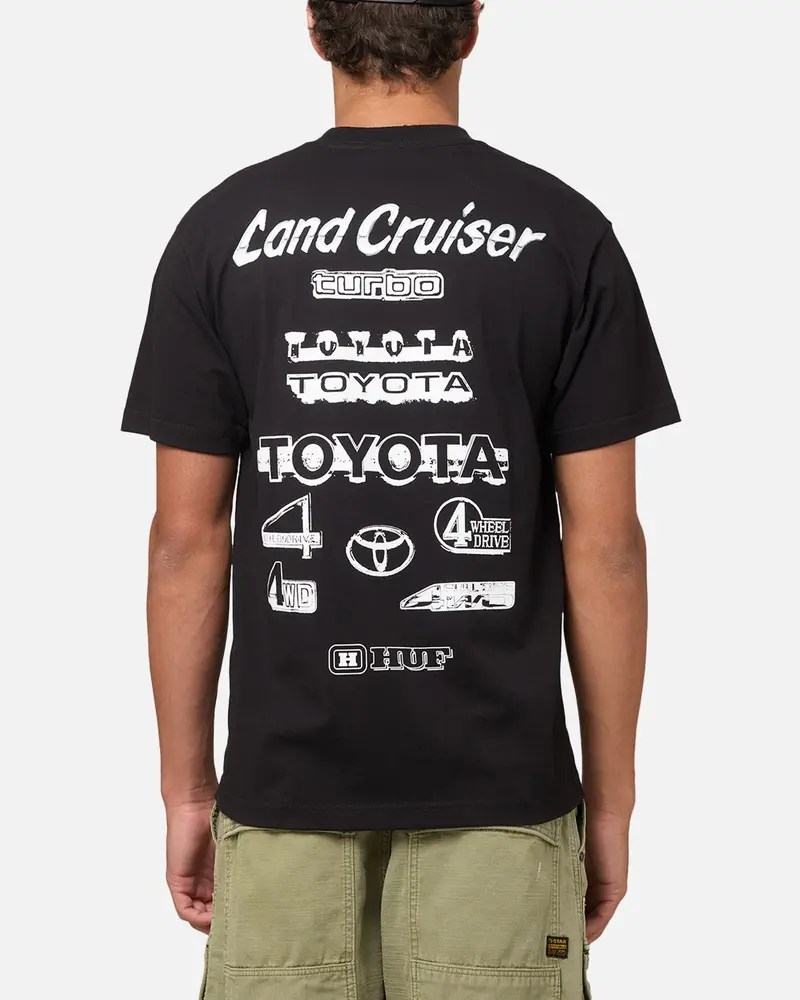 Huf X Toyota Rosetta T-Shirt Black 1