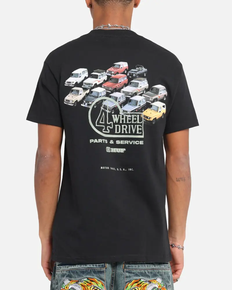 Huf X Toyota Timeline T-Shirt Black/White 1