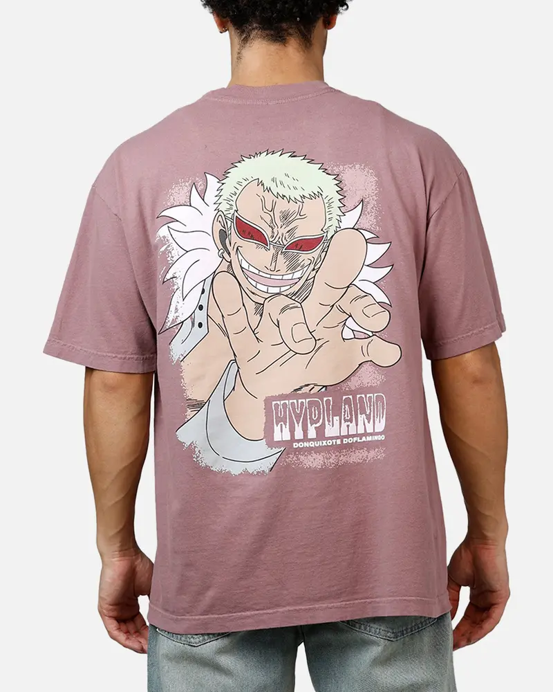 Hypland X One Piece Flamingo T-Shirt Mauve 1
