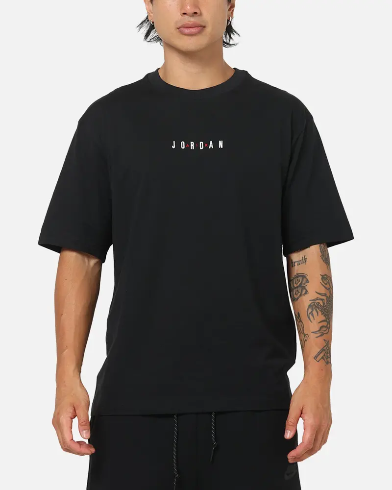 Jordan Air Embroidered T-Shirt Black/Sail 1