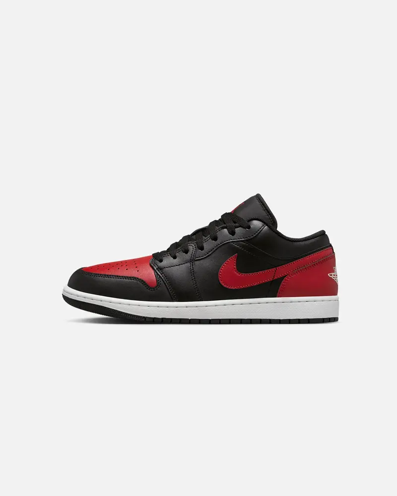 Jordan Air Jordan 1 Low "Bred" Black/Varsity Red-Summit White 1