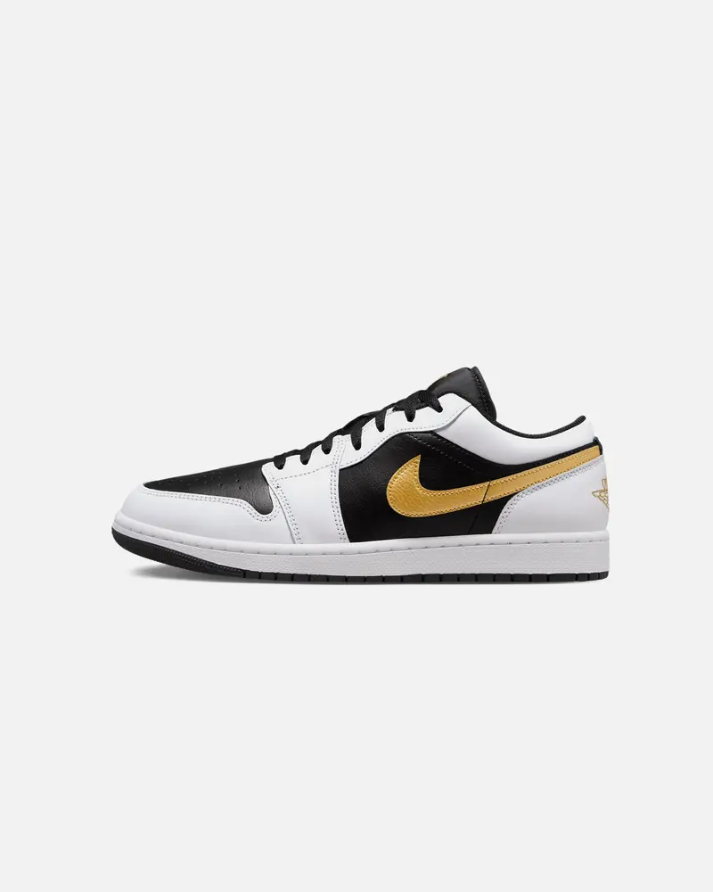 Jordan Air Jordan 1 Low "Gold Swoosh" White/Metallic 1