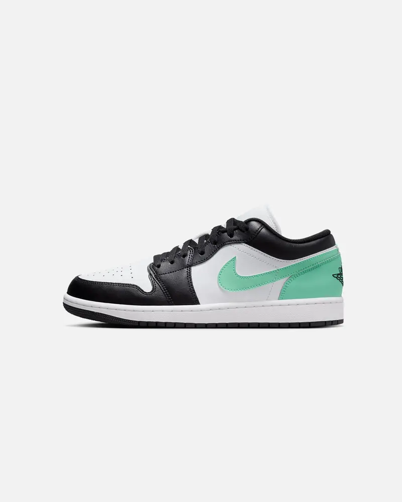 Jordan Air Jordan 1 Low "Green Glow" White/Black-Green 1