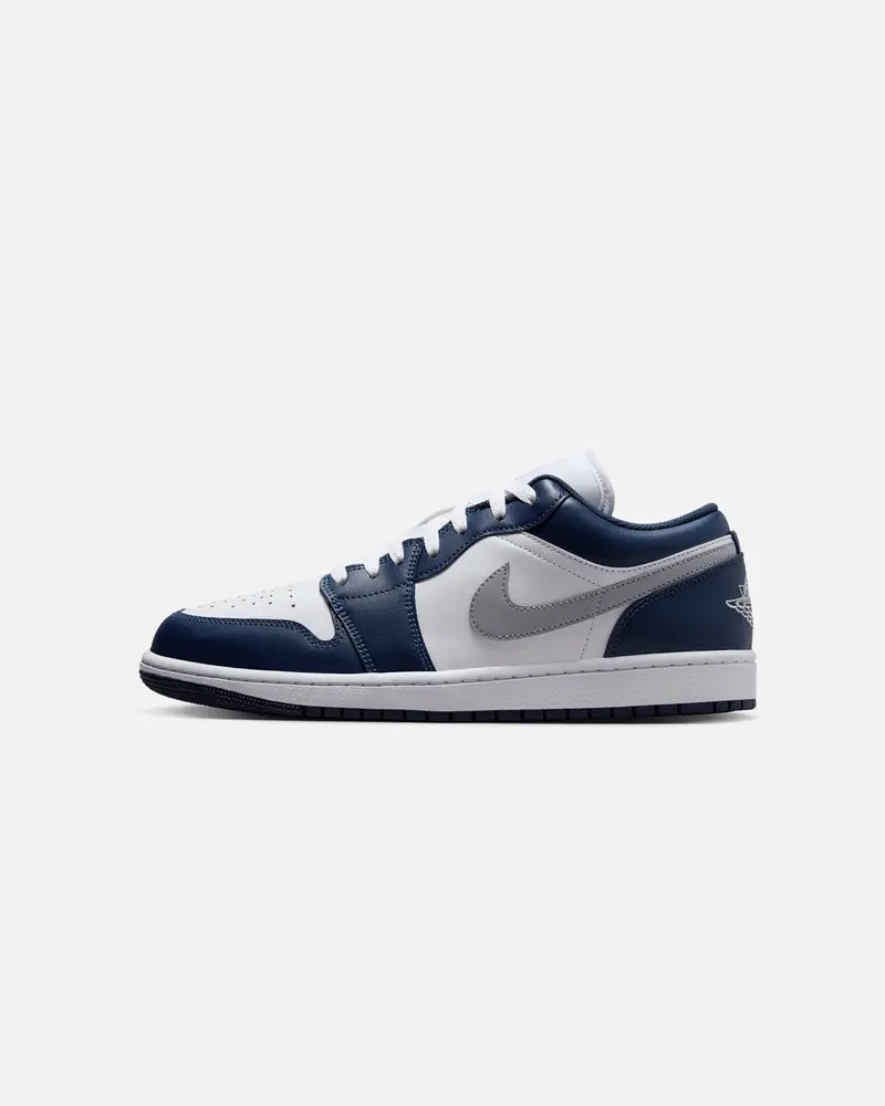 Jordan Air Jordan 1 Low "Midnight Navy" White/Wolf Grey 1