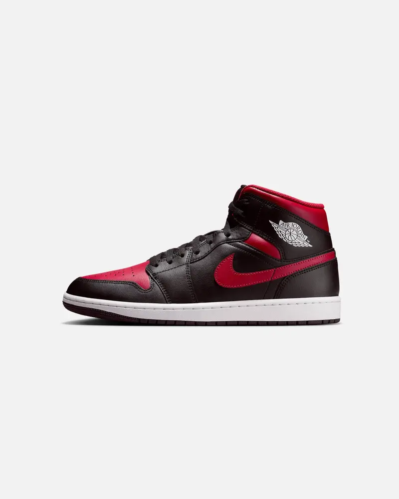 Jordan Air Jordan 1 Mid "Bred" Black/Varisty Red-Summit White 1