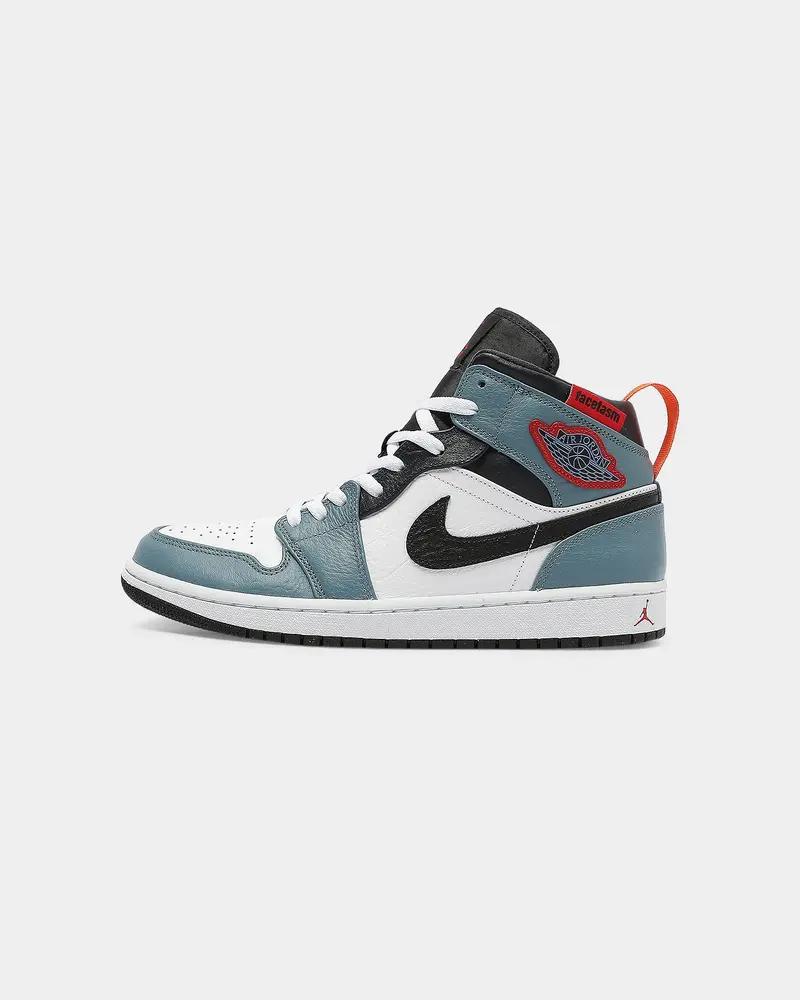 Jordan Air Jordan 1 Mid Se Fearless White/Black/Teal 1