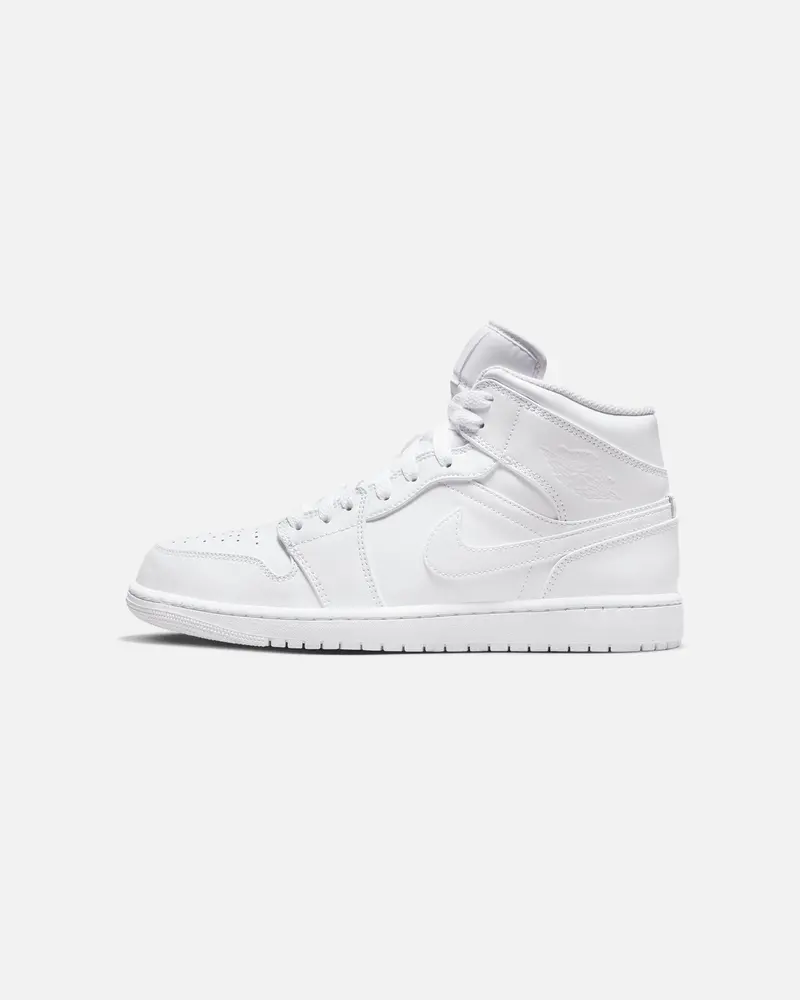 Jordan Air Jordan 1 Mid White/White 1