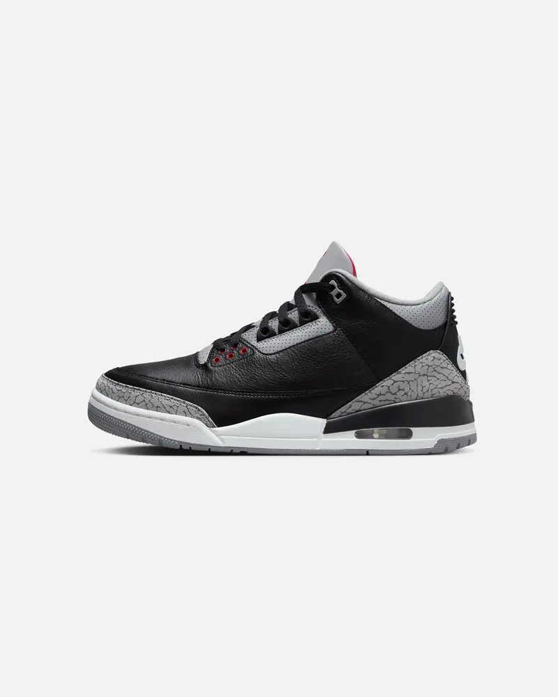 Jordan Air Jordan 3 Retro "Black Cement" Black/Fire-Red 1