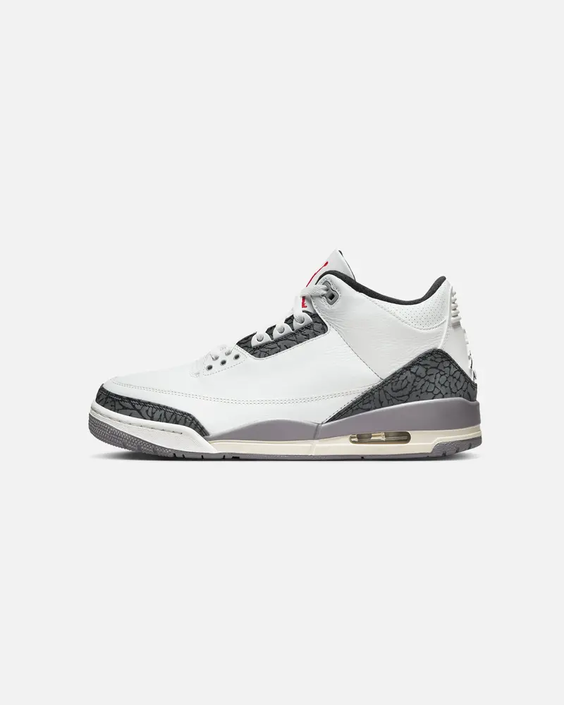 Jordan Air Jordan 3 Retro "Cement Grey" Summit White/Fire Red Cement 1