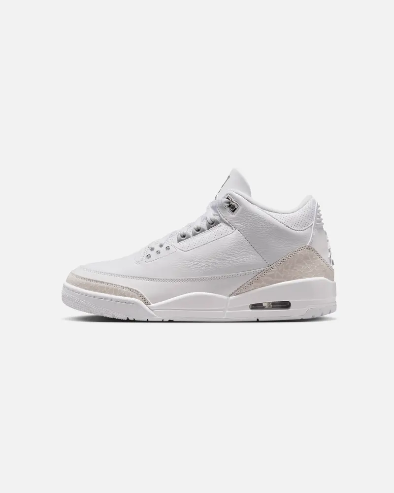 Jordan Air Jordan 3 Retro "Pure Money" White/Silver 1