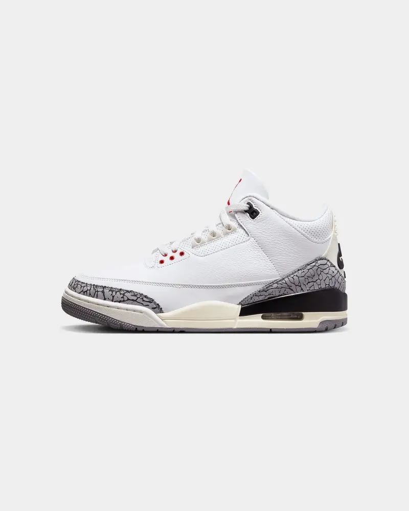 Jordan Air Jordan 3 Retro "White Cement Reimagined" Summit White/Fire Red/Cement Grey 1