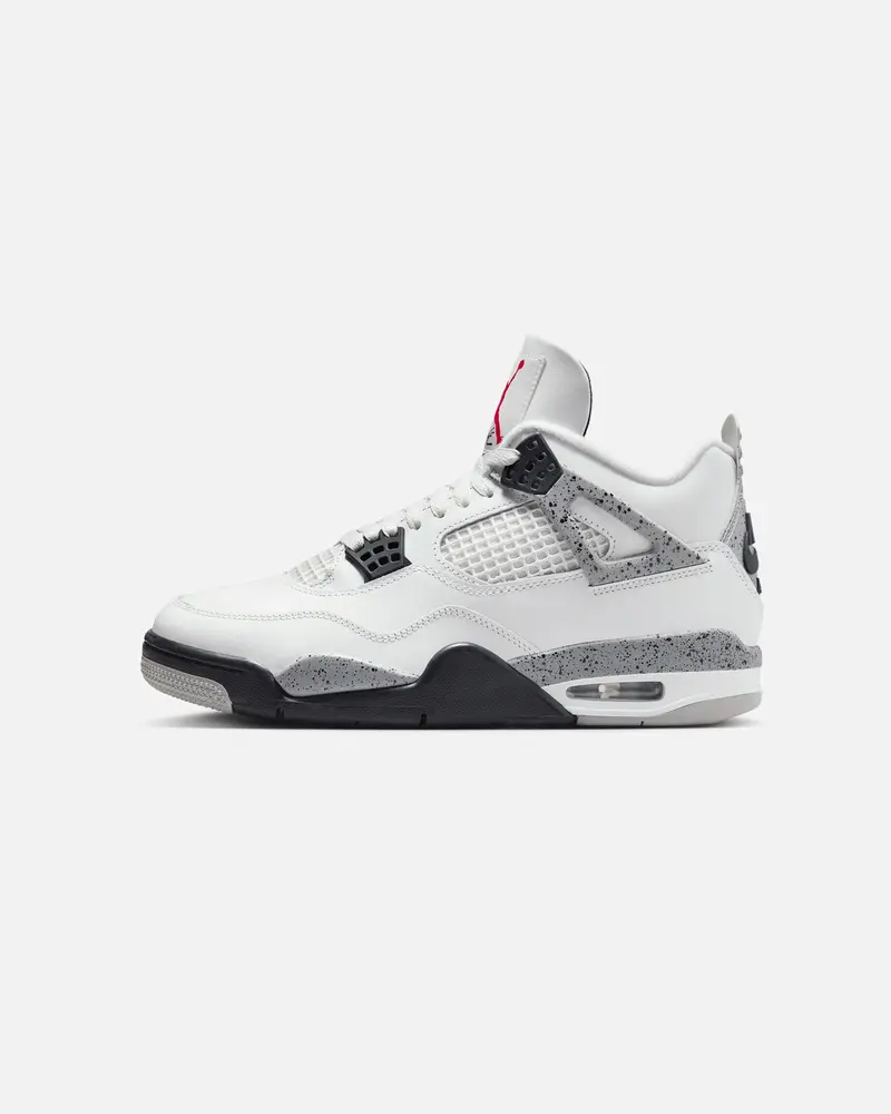 Jordan Air Jordan 4 Retro Og Remastered "White Cement" Summit White/Fire Red/Cement Grey 1