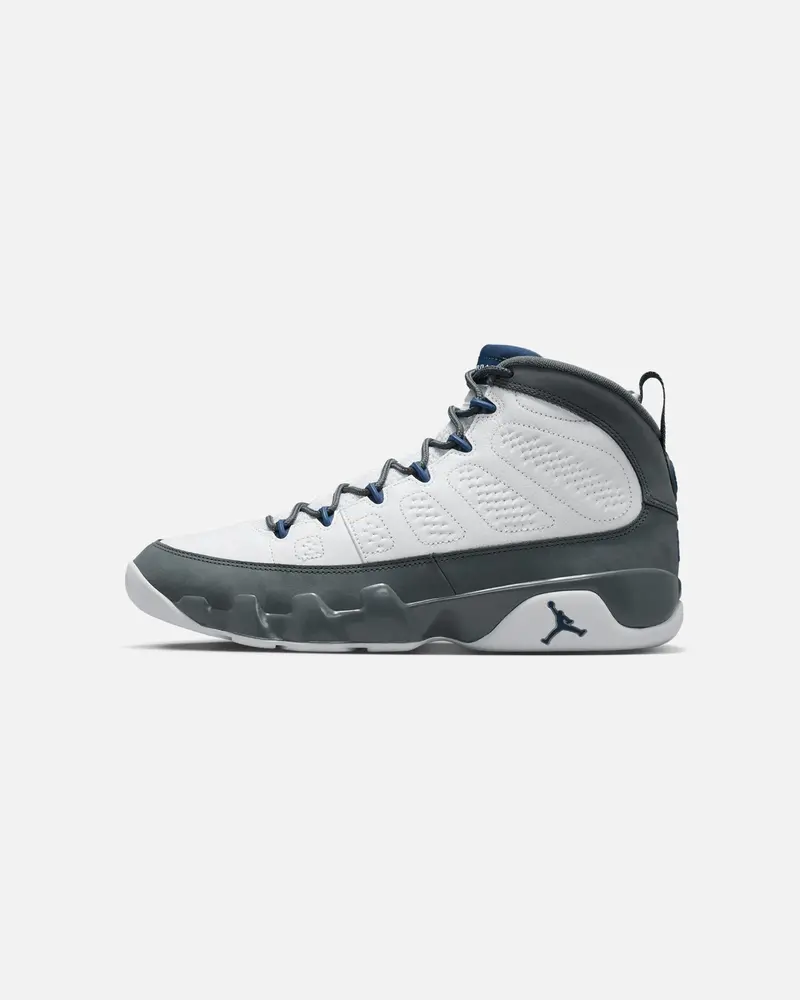 Jordan Air Jordan 9 Retro "Flint Grey" White/French Blue-Flint Grey 1