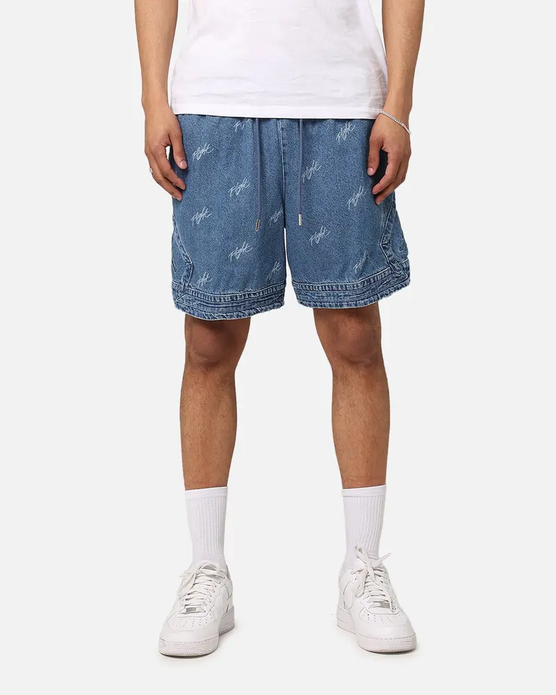 Jordan Air Jordan Deni Aop Shorts Blue Grey 1