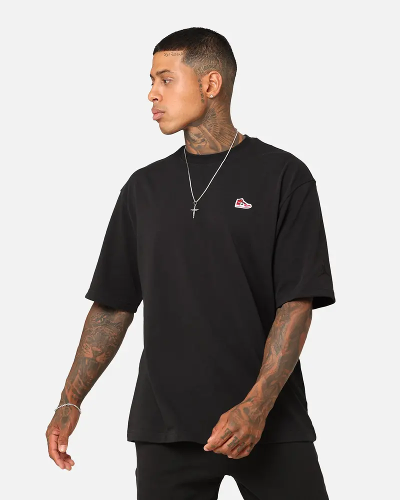 Jordan Brand Sneaker Patch Crew T-Shirt Black 1