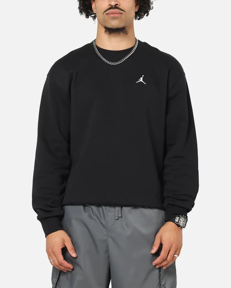 Jordan Brooklyn Fleece Crewneck Black/White 1