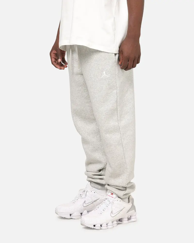 Jordan Brooklyn Fleece Pants Grey Heather/White 1
