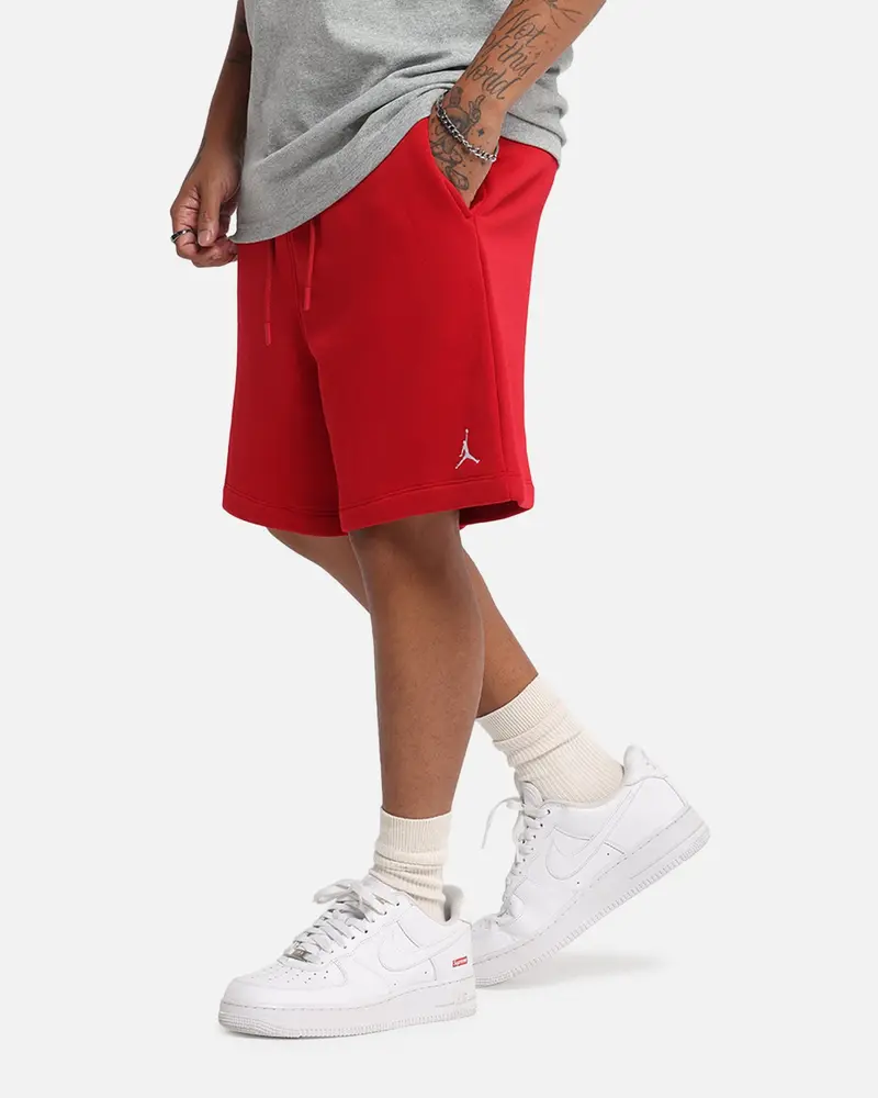 Jordan Brooklyn Fleece Shorts Gym Red/White 1