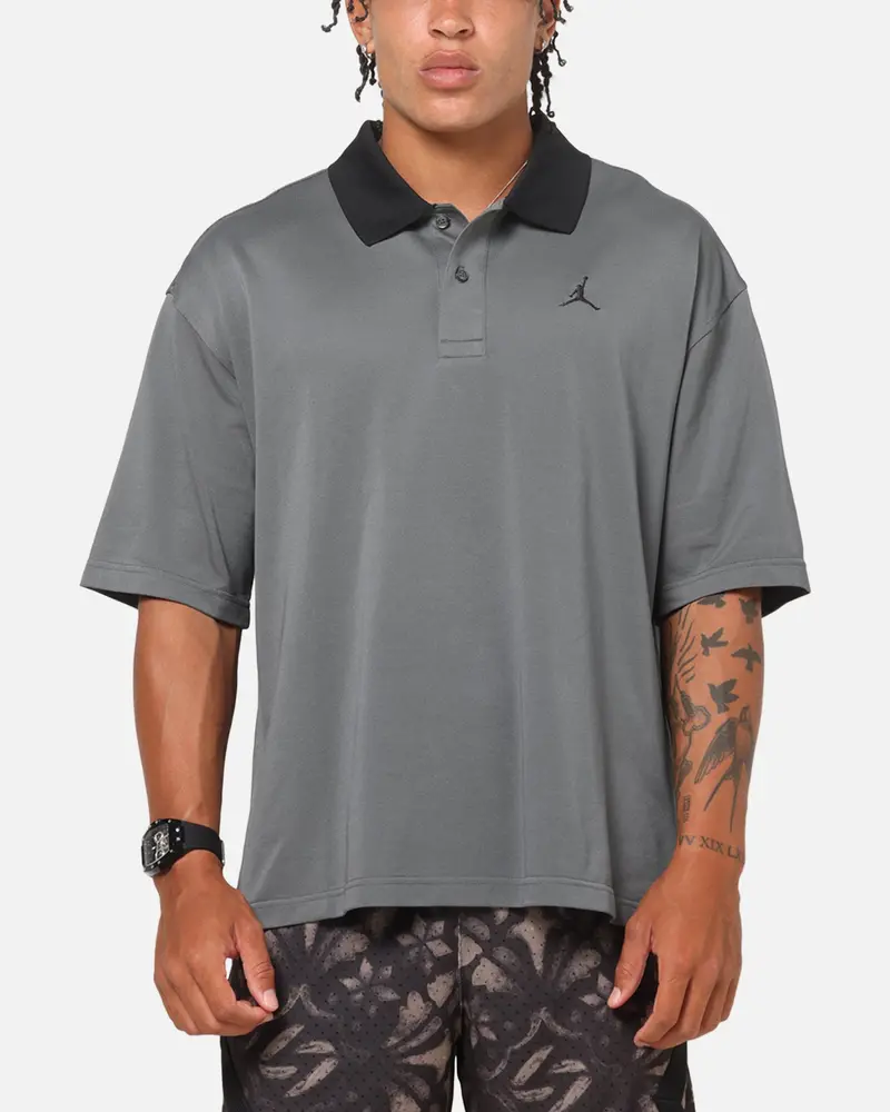 Jordan Brooklyn Polo Top Iron Grey 1