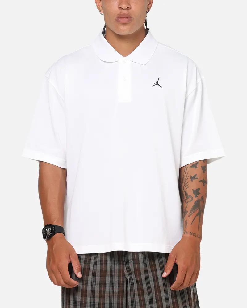 Jordan Brooklyn Polo Top White 1