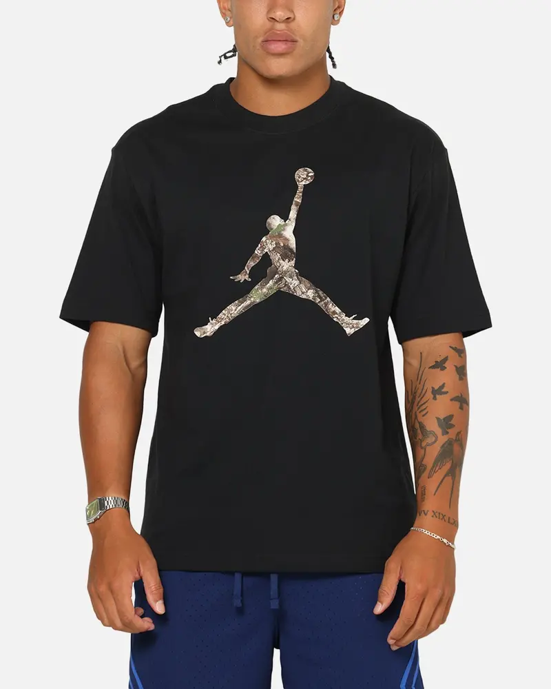 Jordan Brooklyn Realtree Jumpman T-Shirt Black/Sail 1