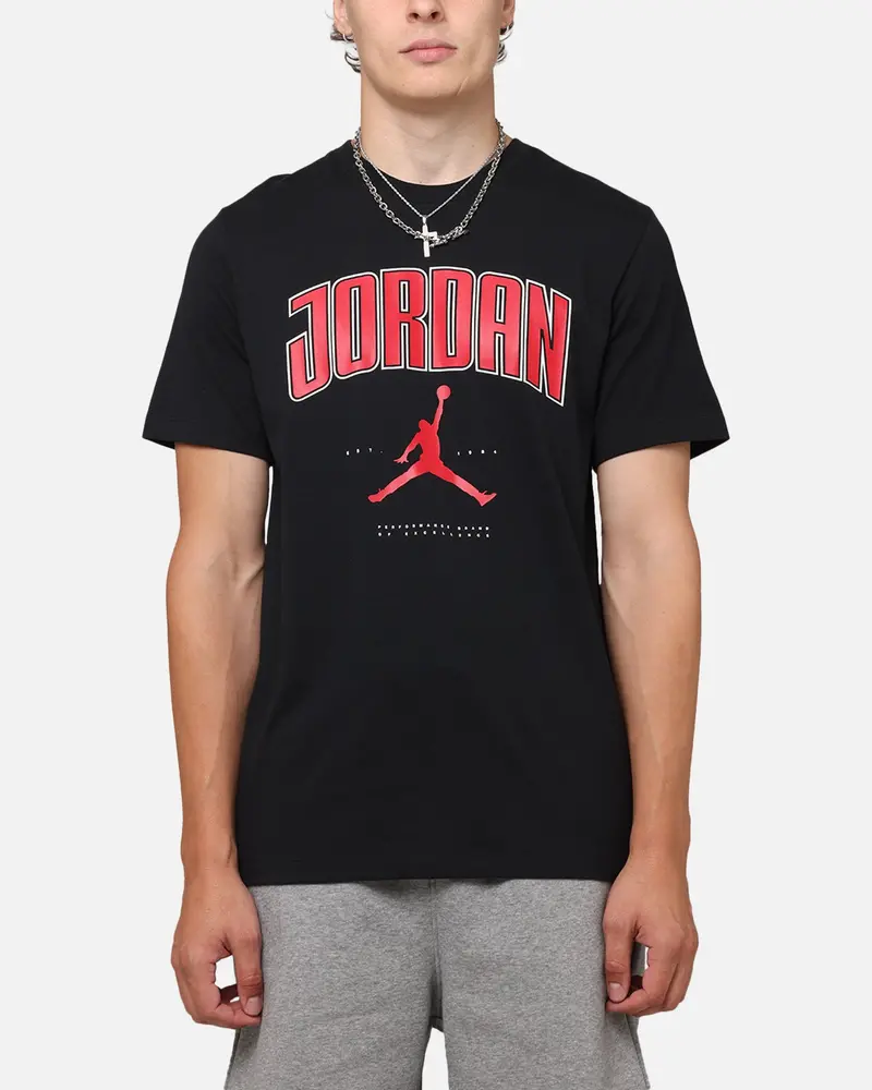 Jordan City 88 Crewneck T-Shirt Gym Red/Black 1