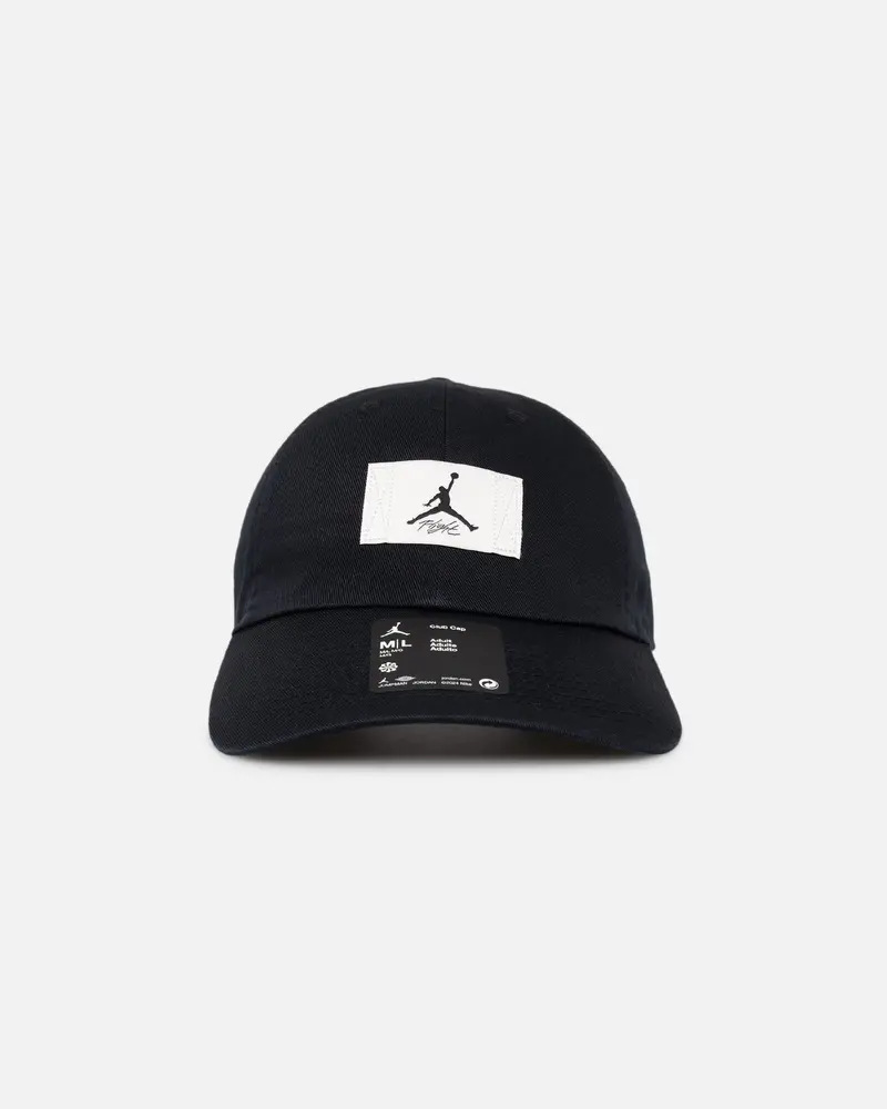 Jordan Club Patch Strapback Cap Black/Sail 1