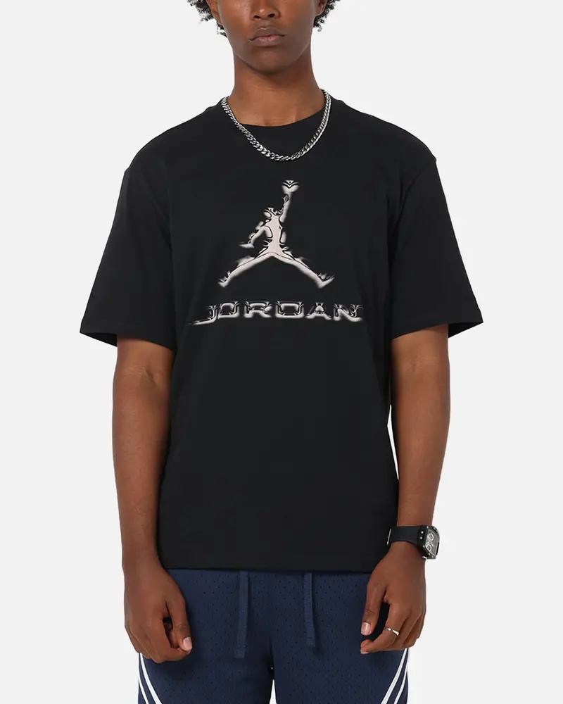 Jordan Dri-Fit Sport Brand T-Shirt Black/White 1