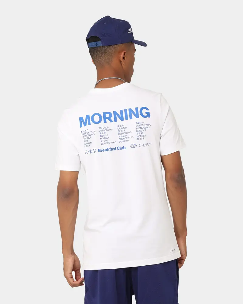 Jordan Dri-Fit Sport Breakfast Club Graphic T-Shirt Hyper Royal/ White 1