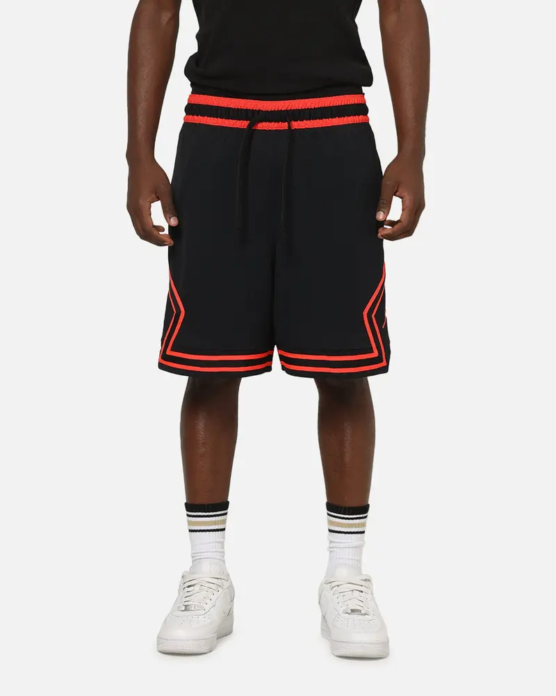 Jordan Dri-Fit Sport Diamond Shorts Black/Infrared 1