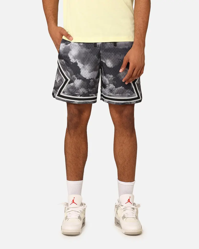 Jordan Dri-Fit Sport Diamond Shorts Black/Wolf Grey 1