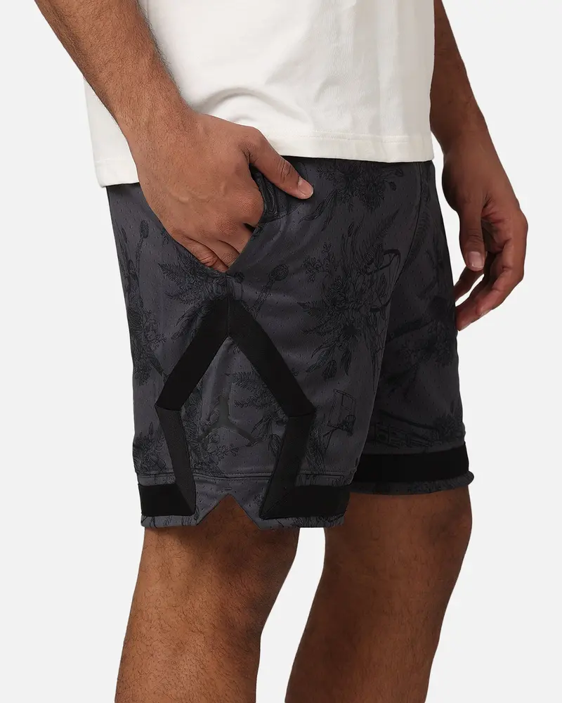 Jordan Dri-Fit Sport Printed Diamond Shorts Black/Dark Shadow 3