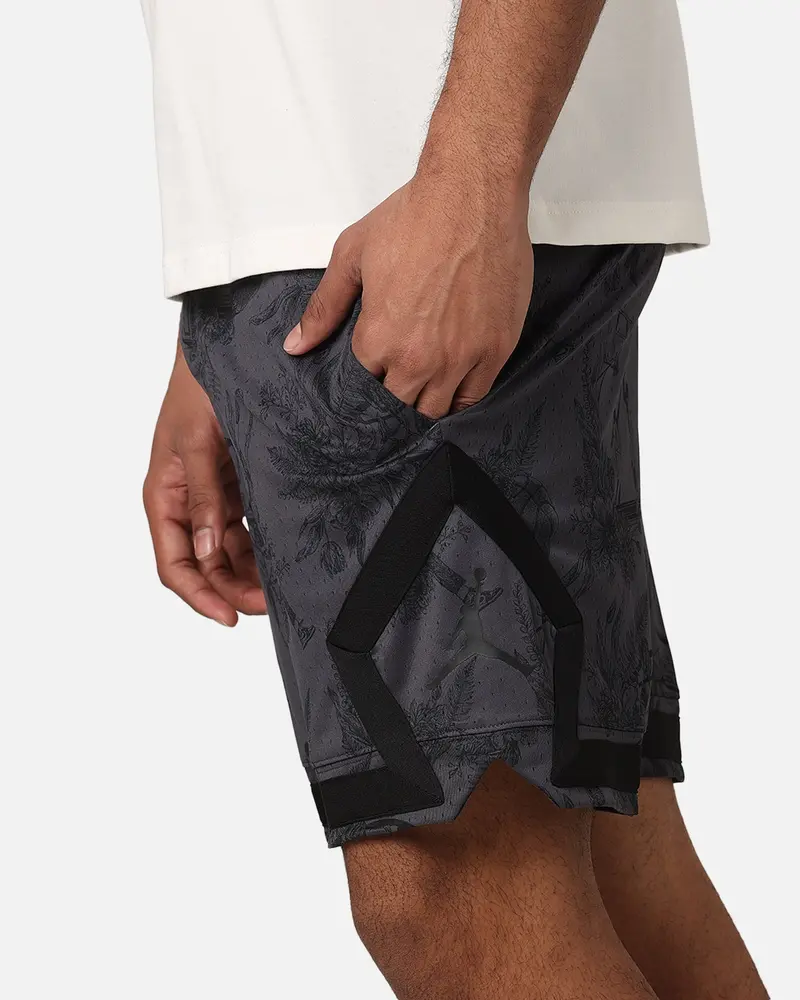 Jordan Dri-Fit Sport Printed Diamond Shorts Black/Dark Shadow 4