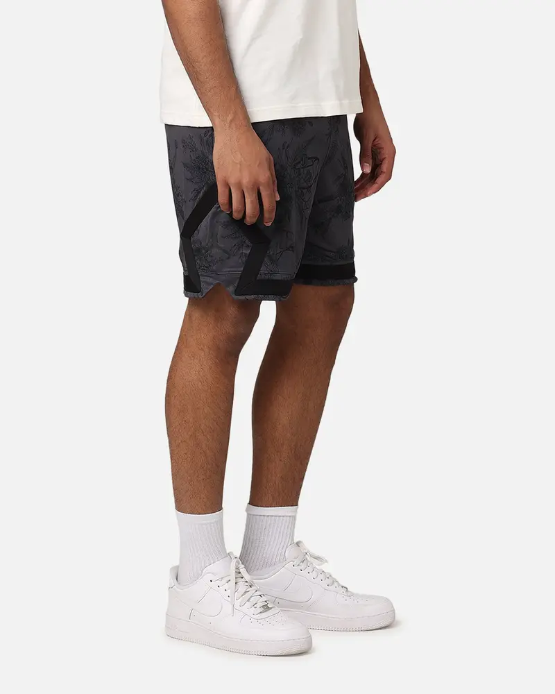 Jordan Dri-Fit Sport Printed Diamond Shorts Black/Dark Shadow 5