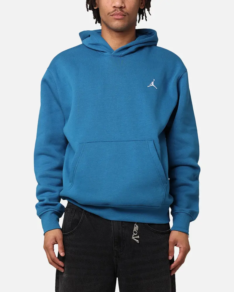 Jordan Essential Brooklyn Fleece Pullover Hoodie Industrial Blue 1