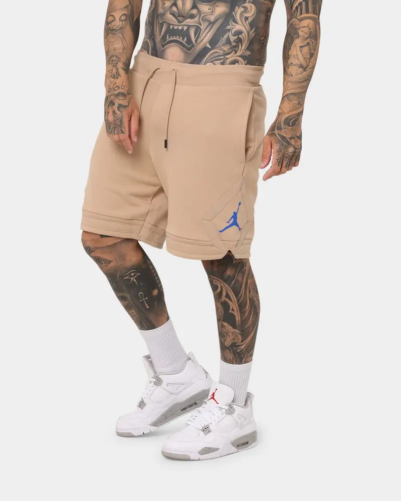 Jordan Essential Fleece Diamond Shorts Hemp 1