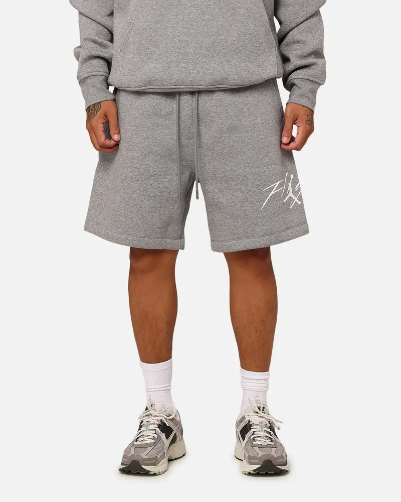 Jordan Essentials Brooklyn Fleece Harbour Shorts Carbon Heather 1