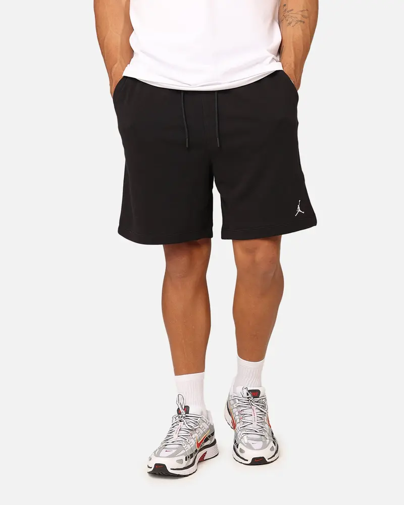 Jordan Essentials Fleece Shorts Black/Black/White 1