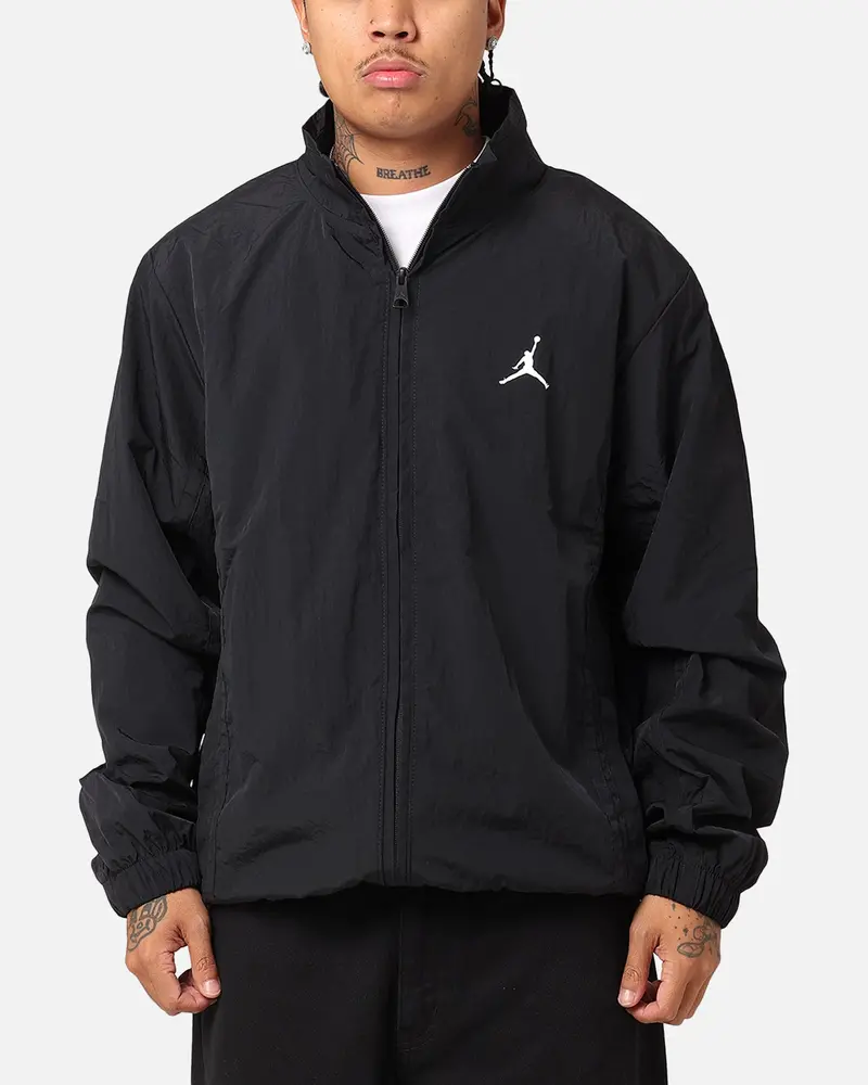 Jordan Essentials Woven Jacket Black/Black/White 1