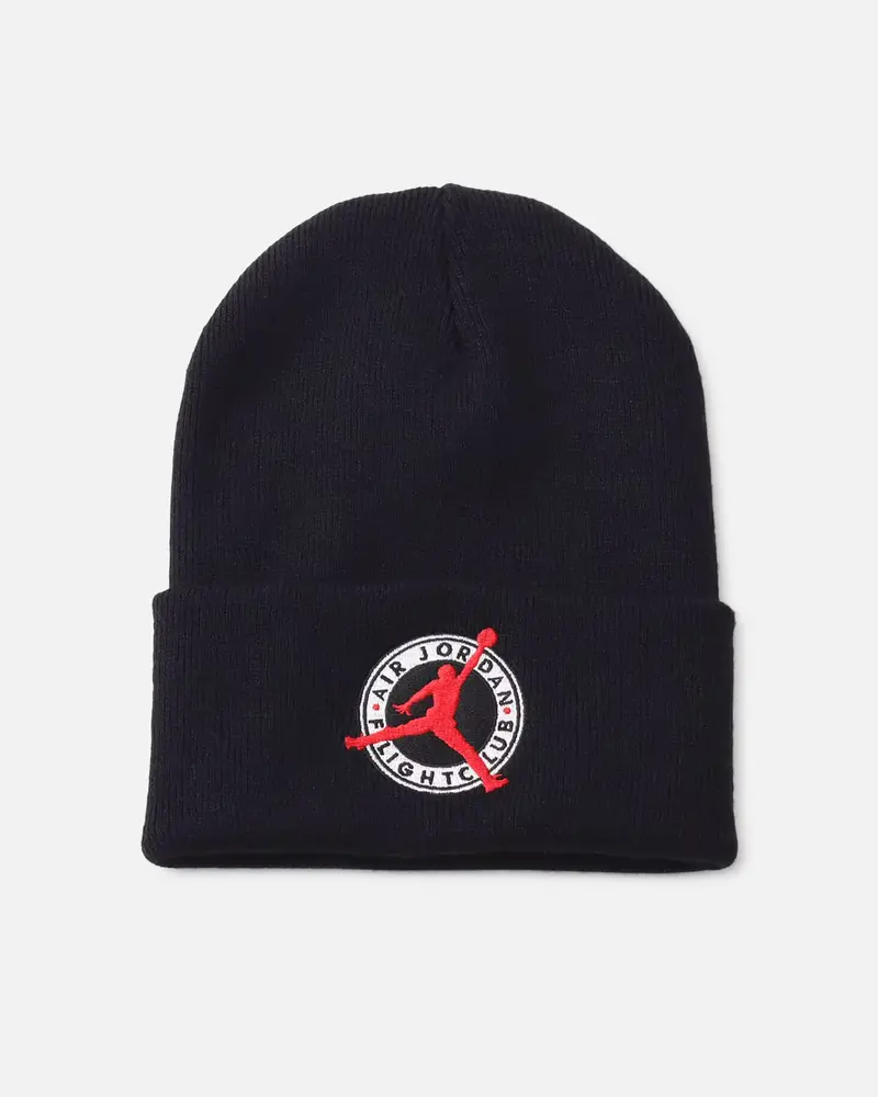 Jordan Flight Club Peak Beanie Black 1