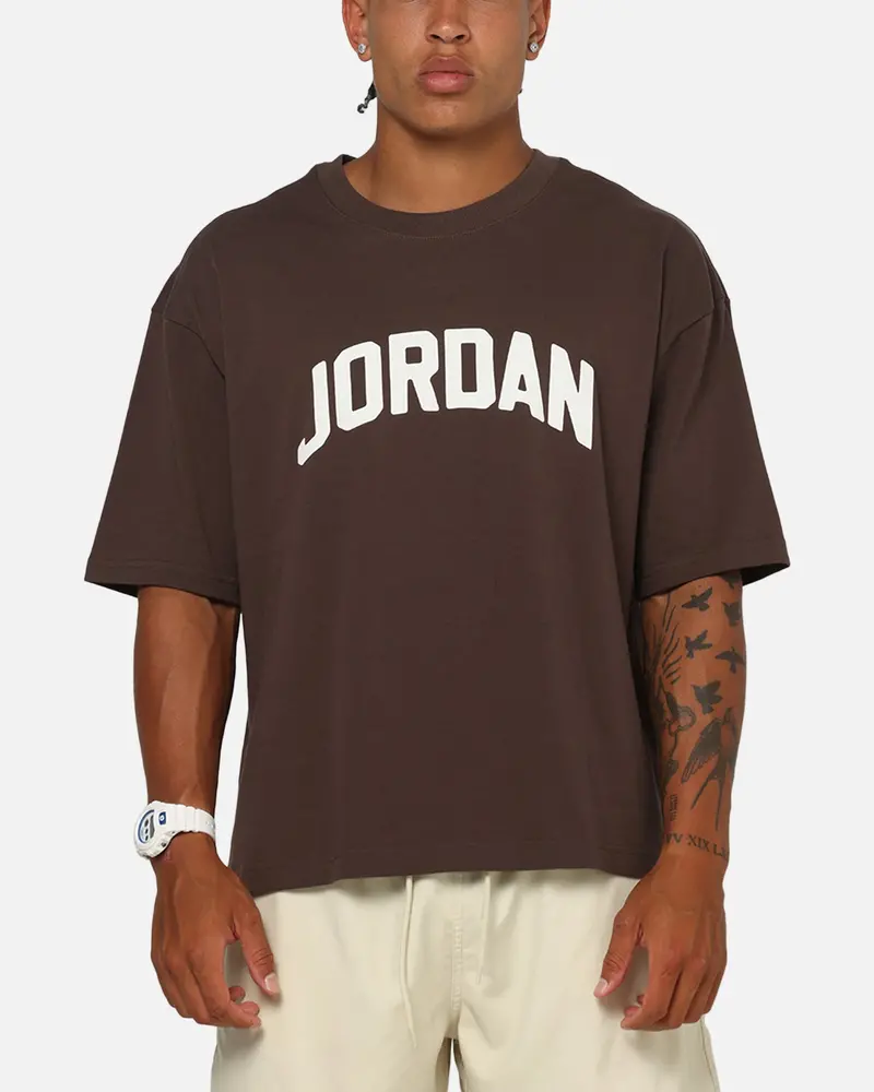 Jordan Flight Essentials Boxy T-Shirt Baroque Brown/Sail 1