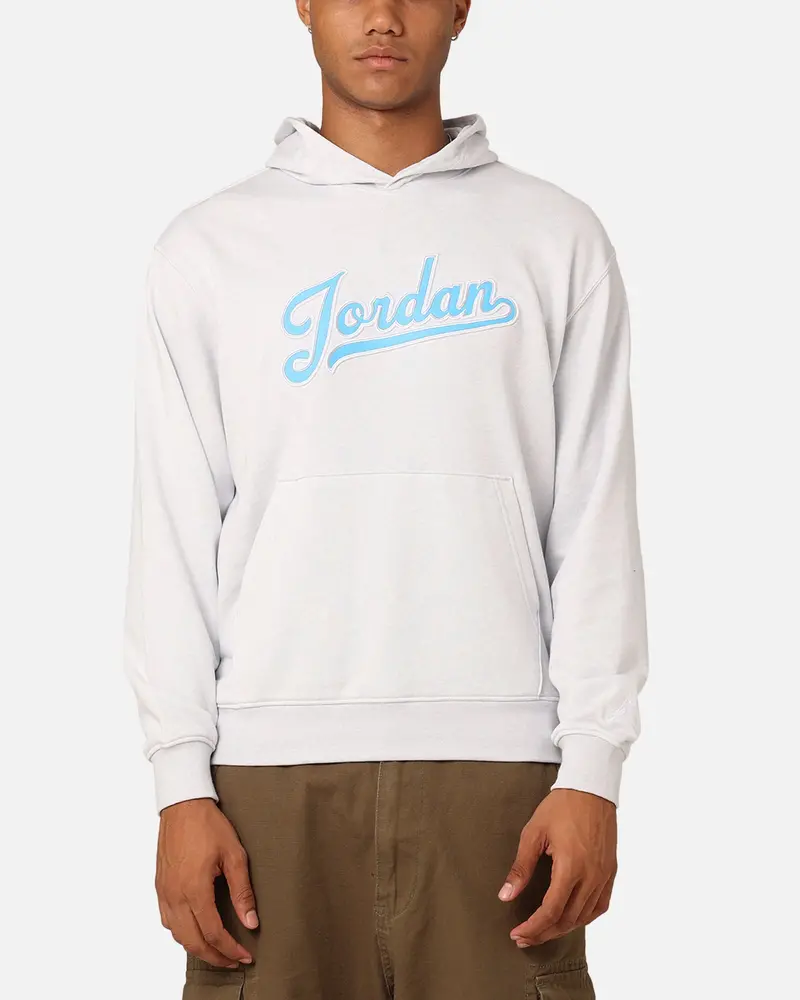 Jordan Flight Mvp Fleece Pullover Hoodie Pure Platinum 1