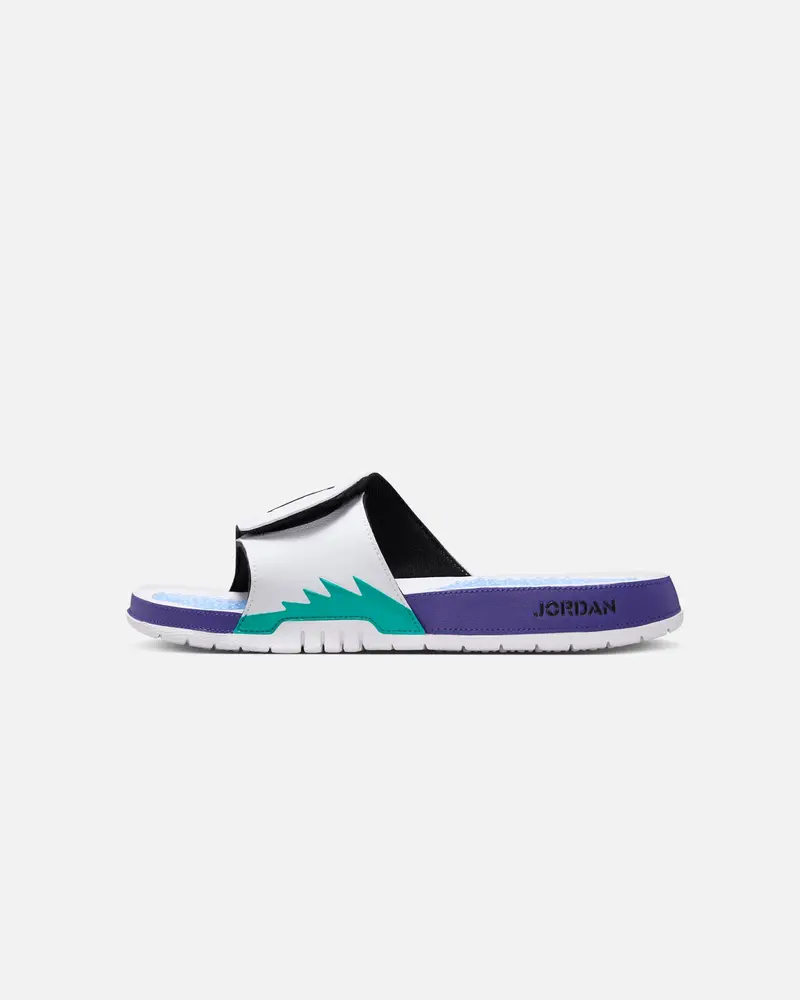 Jordan Hydro V Retro Slides White/Black 1