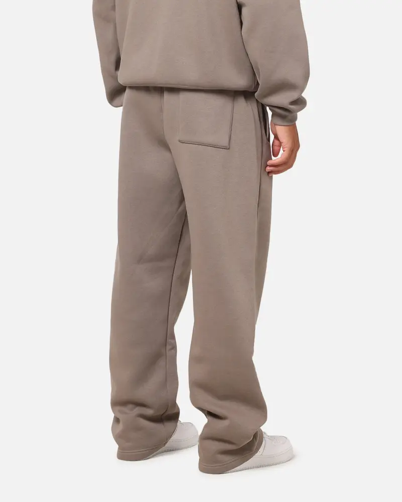Jordan Jumpman Brooklyn Fleece Oversized Open-Hem Pants Olive Grey/Black 6