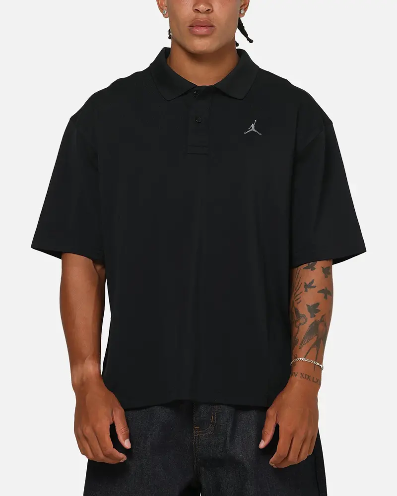 Jordan Jumpman Brooklyn Polo Top Black/Iron Grey 1