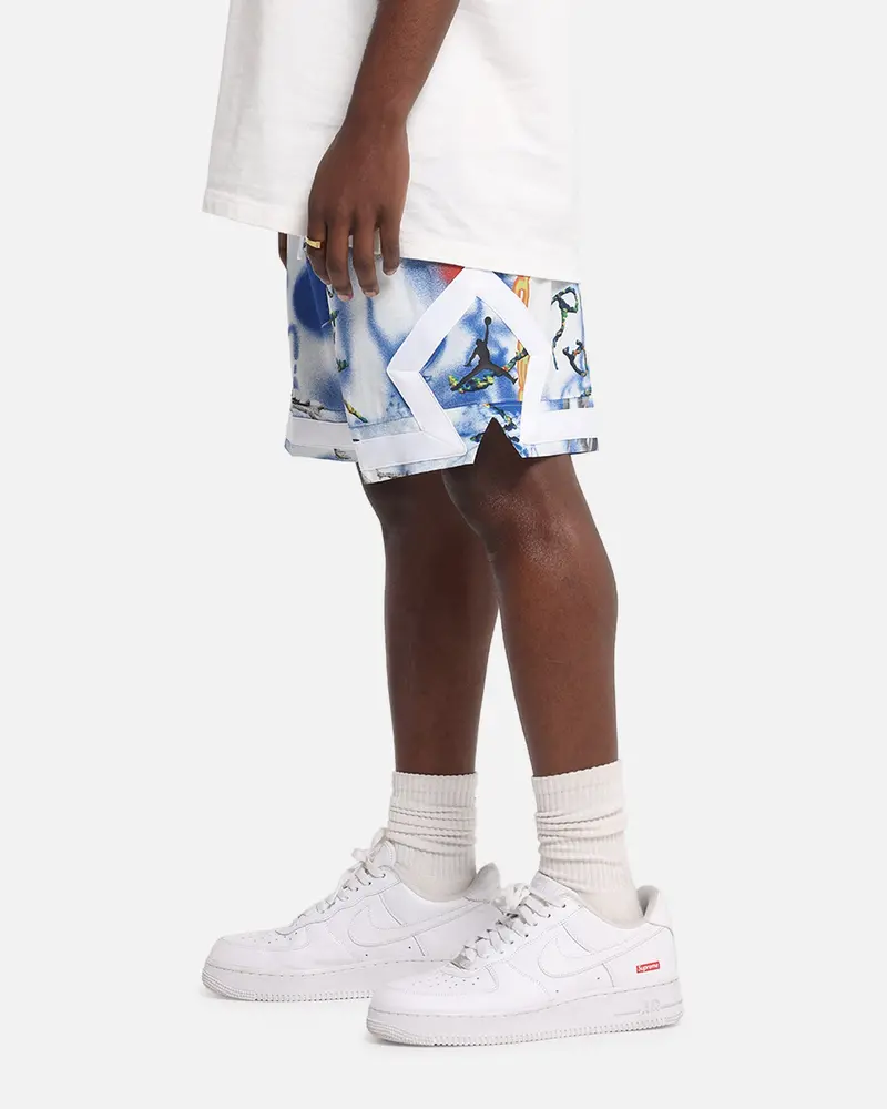 Jordan Jumpman Dri-Fit Sport Diamond Shorts White/Black 1