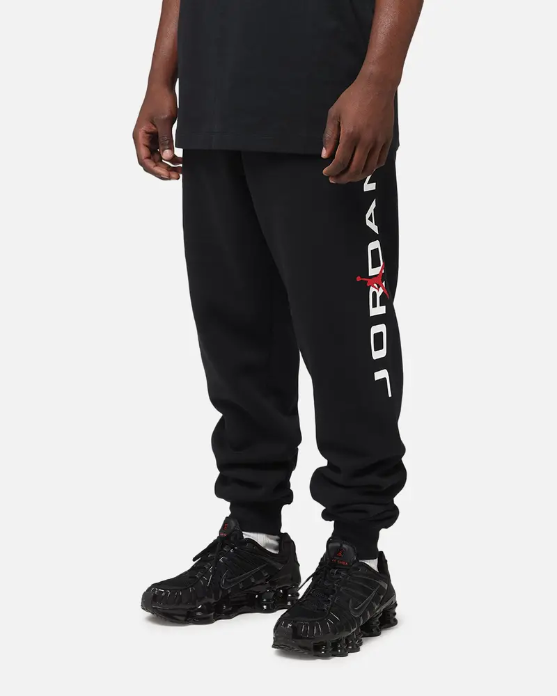 Jordan Jumpman Essentials Air Stretch Fleece Pants Black 1