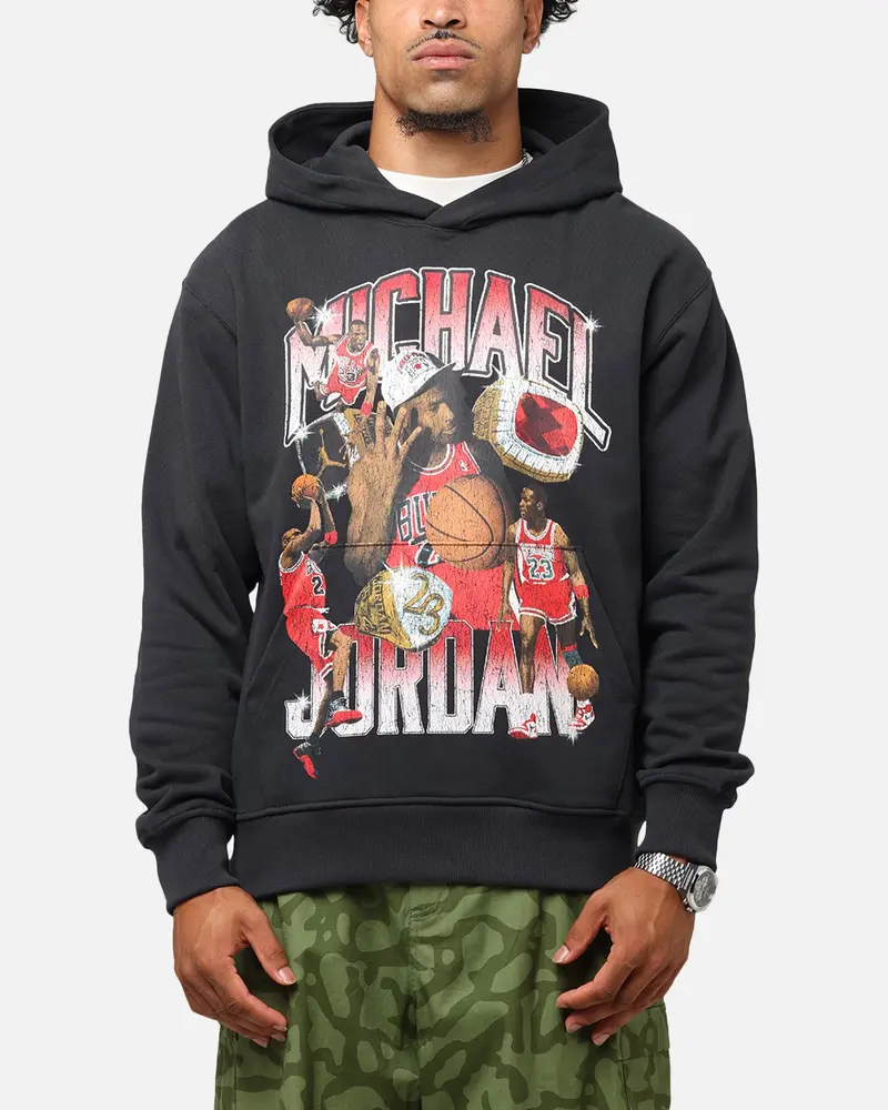 Jordan Jumpman Flight Graphic Fleece Pullover Hoodie Off Noir 1