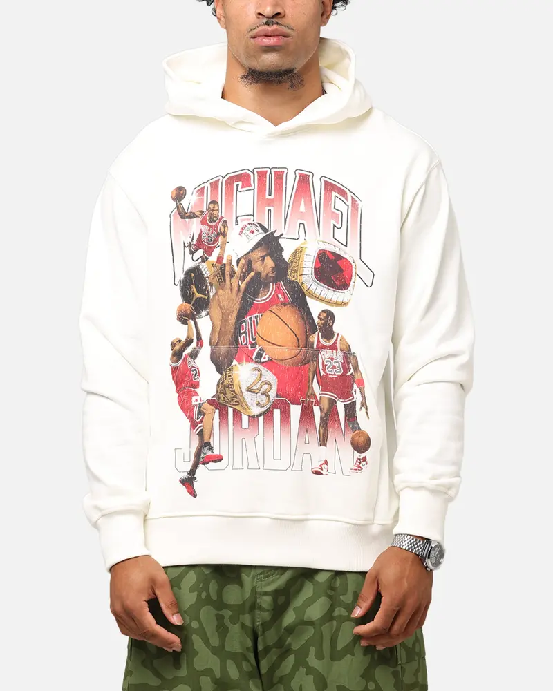 Jordan Jumpman Flight Graphic Fleece Pullover Hoodie Sail 1