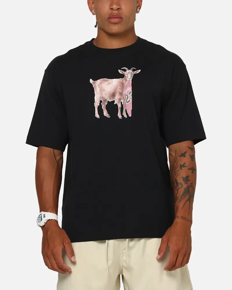 Jordan Jumpman North Carolina Goat T-Shirt Black/White 1